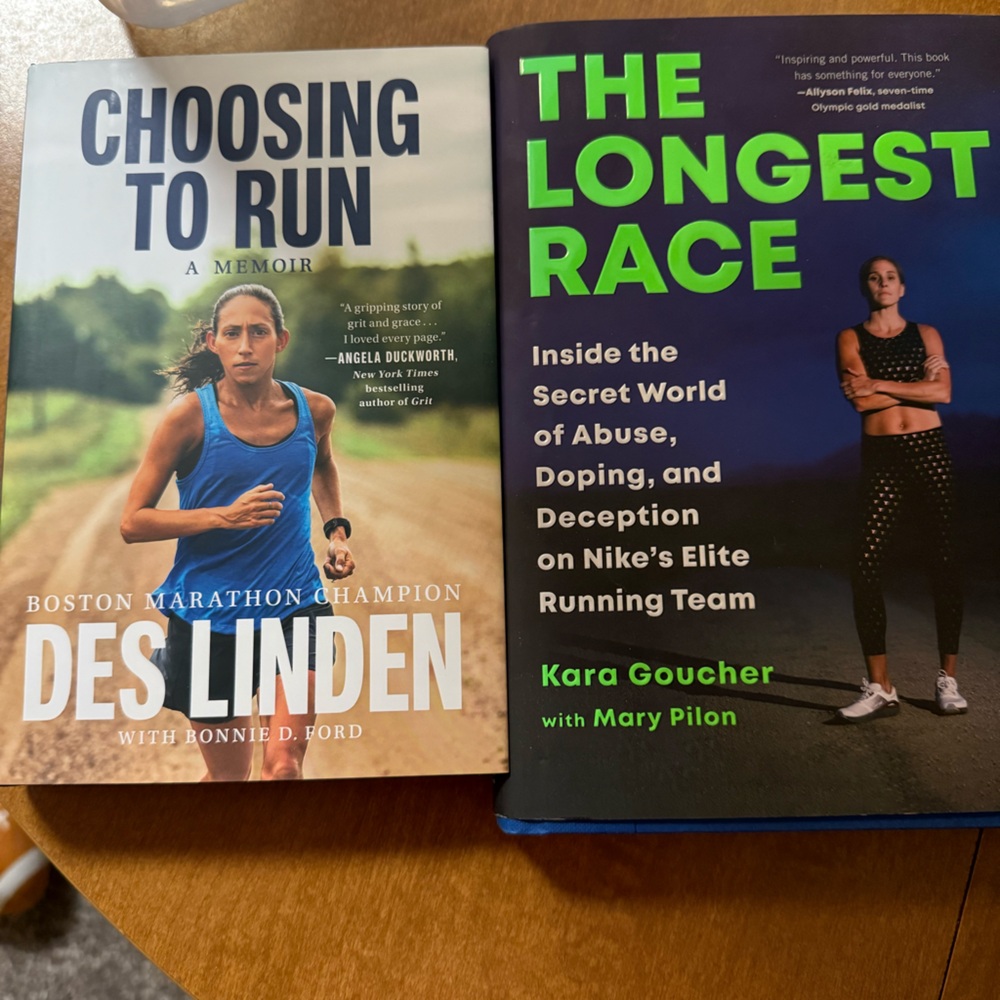 Choosing to Run and The Longest Race Books